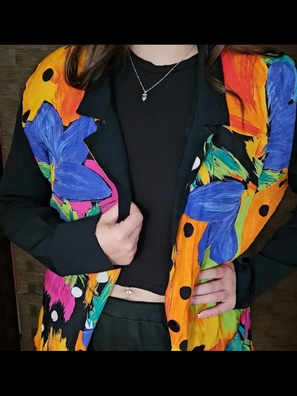 Vibrant Blazer Jacket - Bold Statement Look